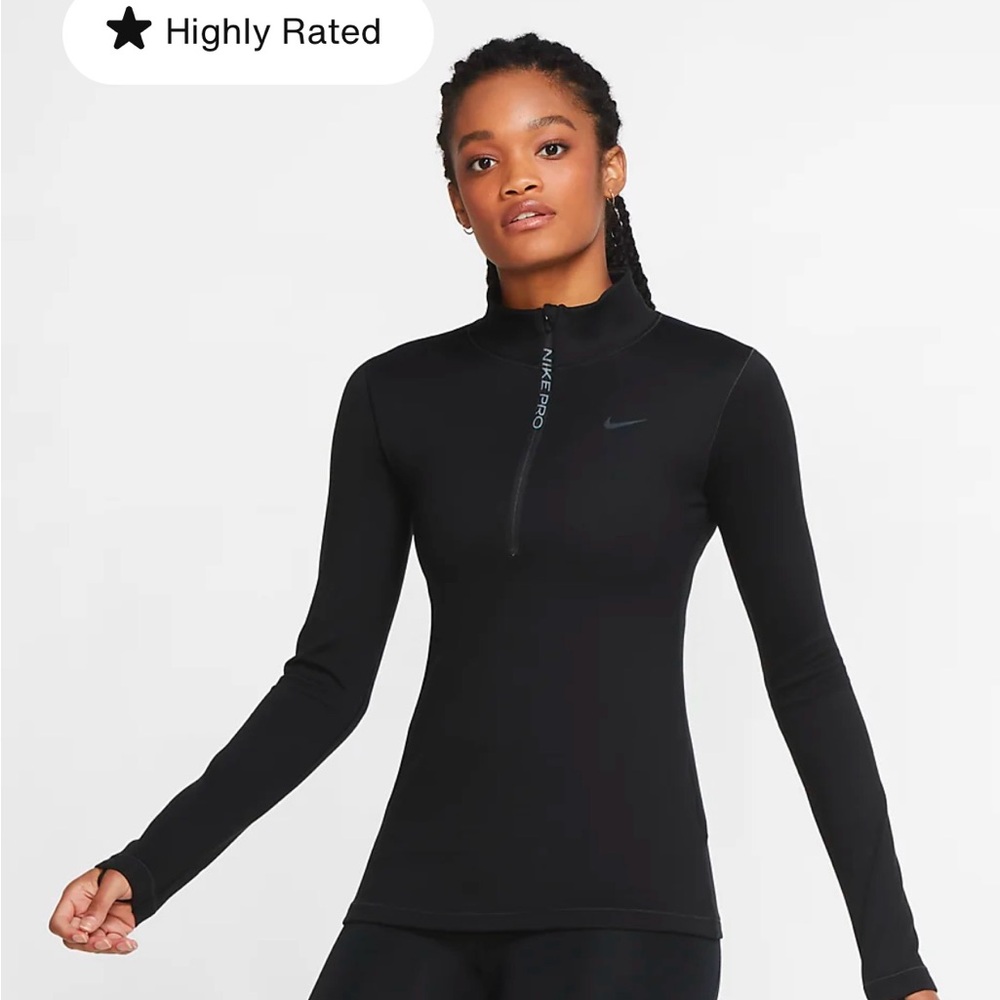 Nike Pro Hyperwarm Fitted Half-Zip Jacket Women's… - image 1